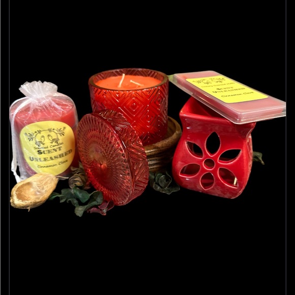 CINNAMON CLOVE, SCENT UNLEASHED LLC LUXURY HAND POURED SCENTED CANDLE COMBO! - Picture 2 of 3